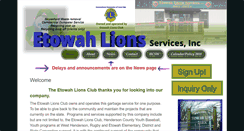 Desktop Screenshot of etowahlionsservices.com